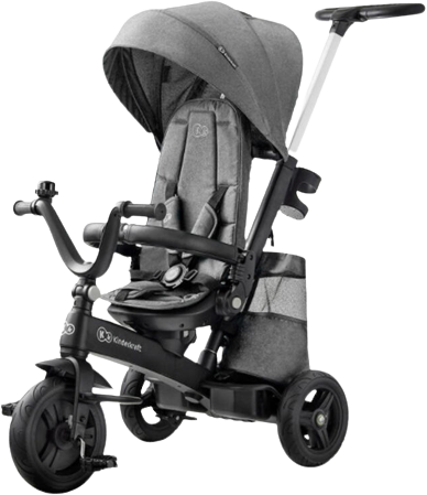 Kinderkraft Select Tříkolka Easytwist šedá 10 kg