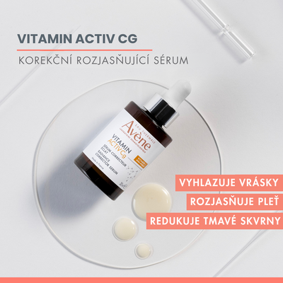 Avène Vitamin Activ Cg Korekční rozjasňující sérum 30 ml