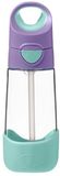 B.box Lahev na pití s brčkem - lilac pop 450ml