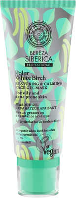 Natura Siberica Bereza Siberica Obnovující a zklidňující pleťová gelová maska 100 ml