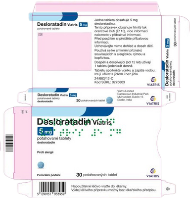 Desloratadin Viatris 5 mg 30 tablet