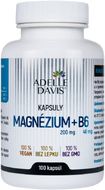 Adelle Davis Magnesium 200 mg a B6 40 mg 100 kapslí