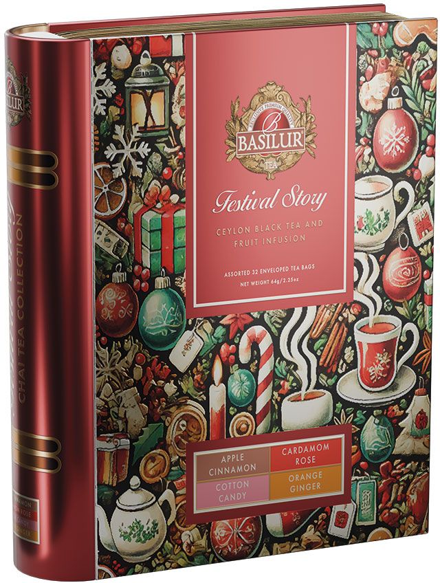 Basilur Festival Story Book Assorted plech 32 x 2 g