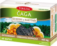 Terezia Čaga+Reishi a Rakytník 60 kapslí