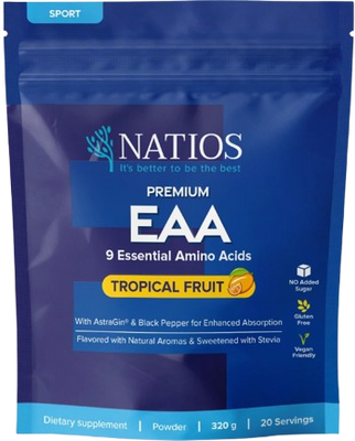 Natios Premium EAA, Tropické ovoce 320 g