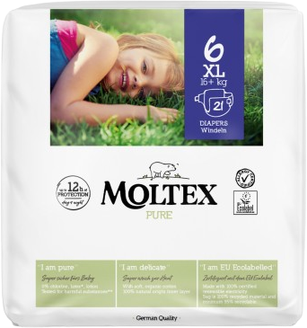 Moltex Plenky Pure XL 16+ kg 21 ks