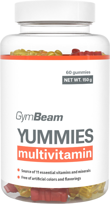GymBeam Yummies Multivitamin medvídci 60 ks