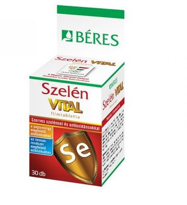 Béres Pharmaceuticals Szelén Vital filmtabletta 30 db