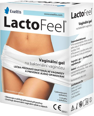 Lactofeel Vaginální gel II, 7 x 5 ml