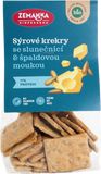 Zemanka Biopekárna BIO Sýrové krekry se špaldou a slunečnicí 100 g