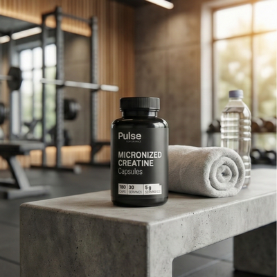 Pulse Performance Micronized Creatine 180 kapslí