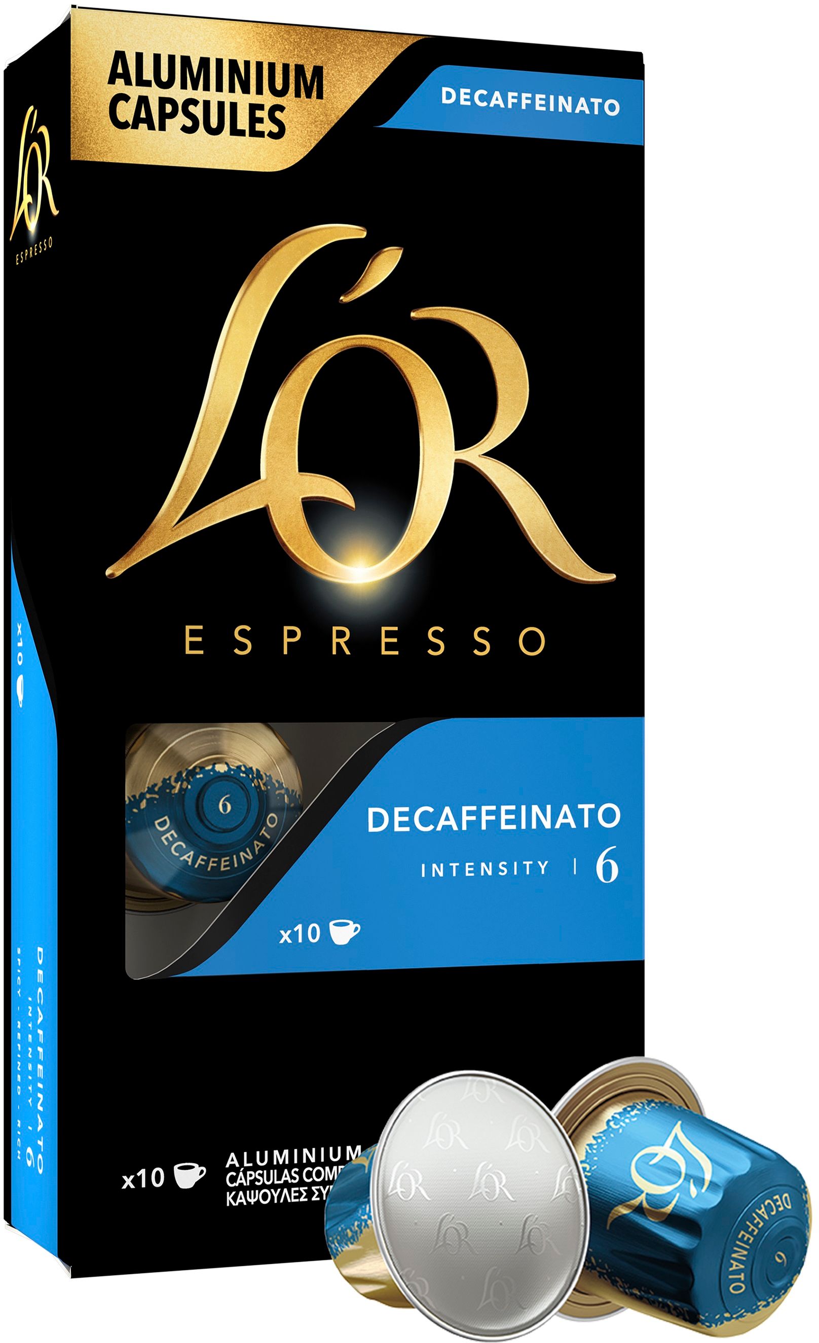 L'or Espresso Decaffeinato kapsle pro Nespresso®* kávovary 10 kapslí