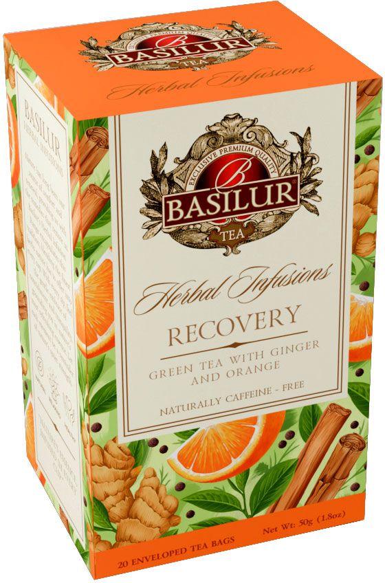 Basilur Herbal Recovery přebal 20 x 1.5 g