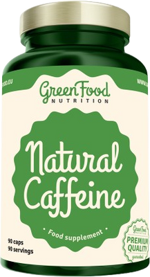 GreenFood Nutrition Natural caffeine 90 kapslí