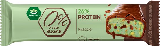 Topnatur Tyčinka proteinová pistácie 40 g