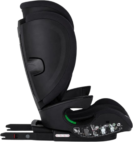 Petite&Mars Autosedačka Elite Fix Pro i-Size Black Air