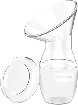 BabyOno Sběrač mateřského mléka jednodílný silikonový 90ml
