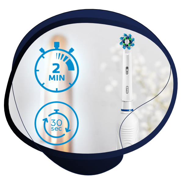 Oral-B Pro 1 750 Elektrický zubní kartáček bílý