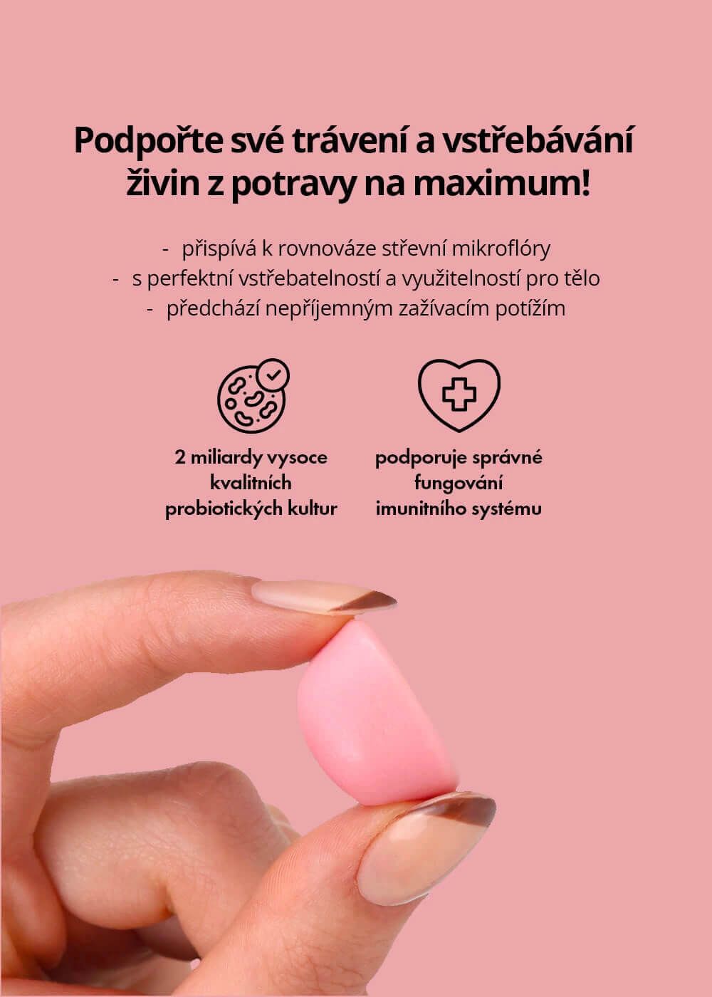 Venira Super probiotics power - medvídci na zlepšení trávení jahoda 60 ks