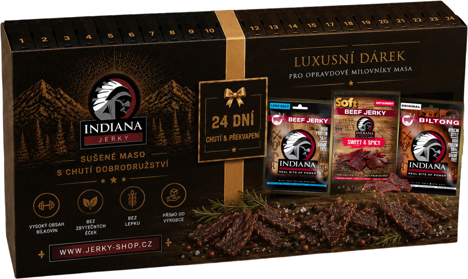 Indiana Jerky Adventní kalendář 24 ks