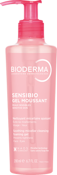 Bioderma Sensibio Gel moussant jemný čisticí gel pro citlivou pleť 200 ml