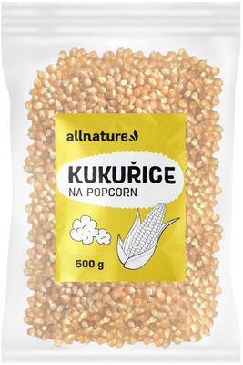 Allnature Kukuřice na popcorn 500 g