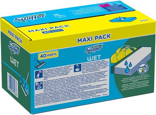Swiffer Čistící vlhčené ubrousky na podlahu s vůní citrusu 40 ks