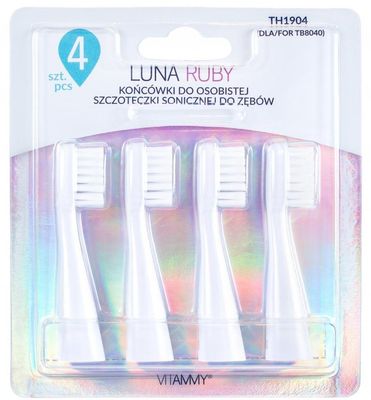 Vitammy LUNA náhrady na zubní kartáček LUNA 4 ks