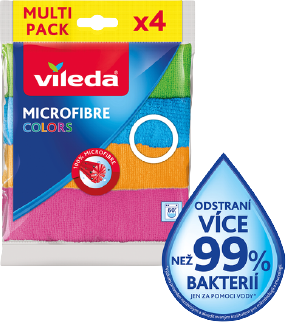 Vileda Mikrohadřík Colors 4 ks