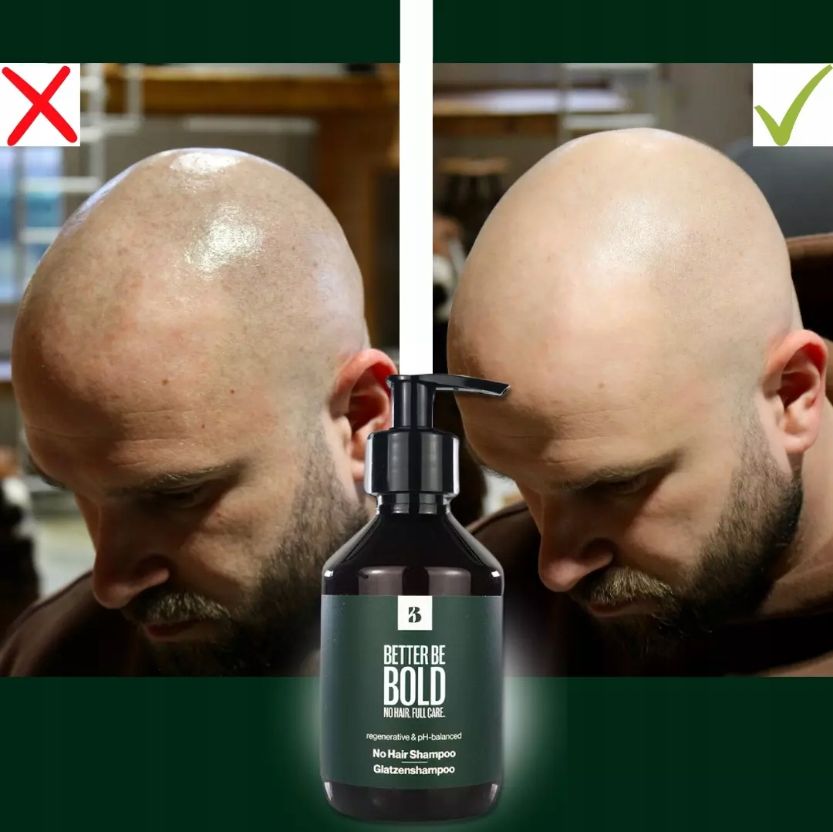 Better be bold No Hair Shampoo, Šampon pro může bez vlasů 200 ml
